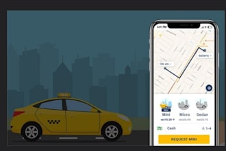 develop taxi booking app taxi app uber app ride share app uber clone app