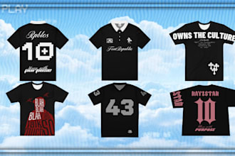 design bold and trendy graphic tshirt designs for your brand