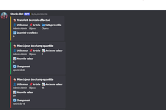 create a custom discord bot with advanced features