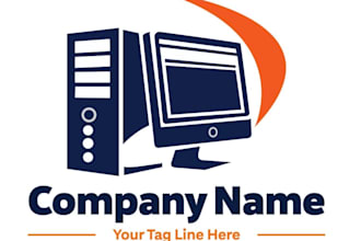 design a beautiful computer logo