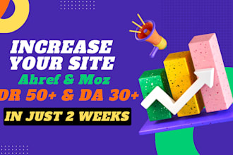 increase domain rating ahrefs DR domain authority moz da majestic trust flow tf