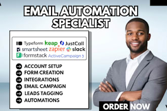 zapier typeform keap activecampaign justcall formstack document smartsheet slack