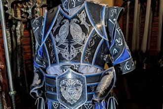 create full wearable 3d cosplay props, 3d anime cosplay from design to shipping