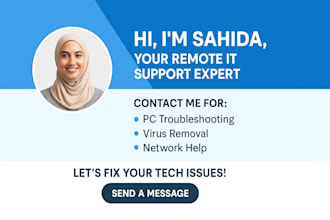 provide reliable remote IT support and PC troubleshooting