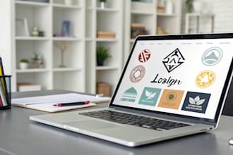 design custom logo and  create a memorable brand identity