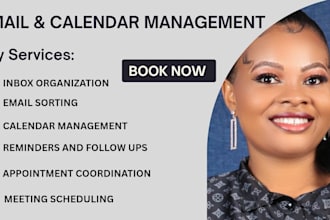 handle your email and calendar management professionally