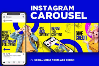 design amazing linkedin carousel canva carousel for your social media post ads