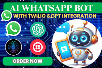 design ai powered whatsapp bot with twilio and gpt integration