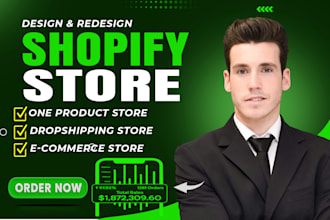 design, redesign, copy clone or duplicate any shopify store or shopify website