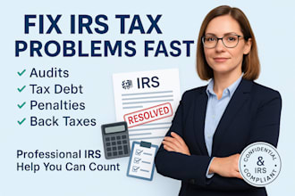 fix your irs tax problems, resolve audits, penalties, or tax debt fast