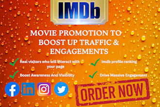promote your imdb movie with rating