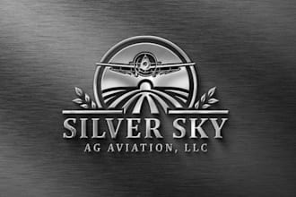 create modern creative and unique business airline logo