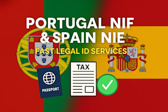 help you get your portugal nif or spain nie for tax and residency