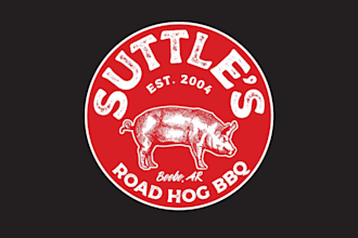 design creative BBQ,catering,juice bar,restaurant logo with unlimited concepts