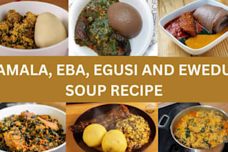 teach you how to prepare amala and ewedu soup