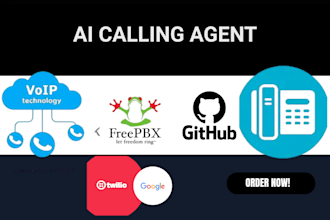 set twilio sip trunk, pbx voice bot and fqdn for ai calling automation