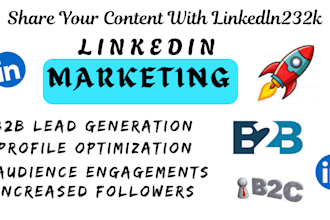 create manage and optimize your linkedin ads campaigns, b2b, b2c cold calling