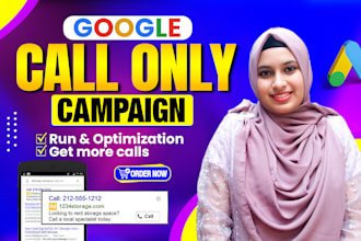 create and manage google call only ads for local services