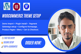 install and configure your woocommerce wordpress theme with demo import