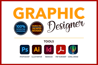 do professional graphic design, flyers, vector, logo editing, photoshop indesign