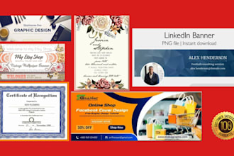 design etsy banner logo shopify banner facebook banner and digital design