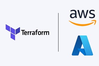 deploy AWS or azure infrastructure using terraform