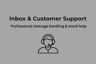 manage your inbox and handle customer service professionally