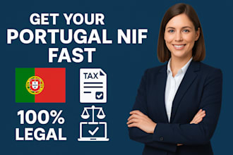 help you get a portugal nif or vat number fast and legally