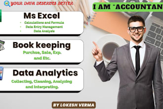 manage your accounts using tally and excel books