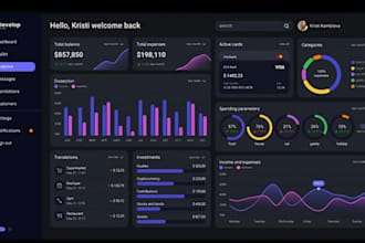 create power bi dashboard, tableau, excel data analysis, and tableau dashboards
