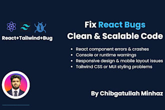 fix react bugs or create custom components using typescript