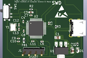 design schematics, pcb layouts, gerber files, and bom for your embedded project