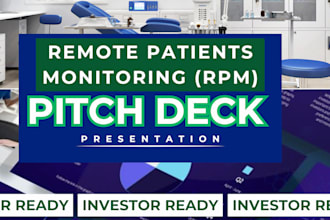 design investor ready remote patient monitoring rpm pitch deck for startups USA
