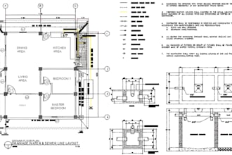 make grading and drainage plan with seal, sign and stamp