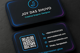 design custom business card for personal or business use