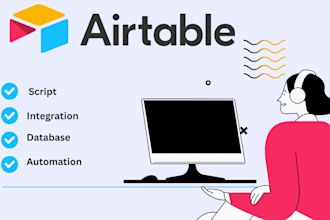 create airtable database, automation and scripts