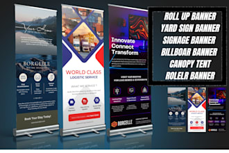 do billboard banner design canopy tent roller yard sign signage banner design