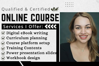 create high ticket digital ebook online course, thinkific, wix, workbook design