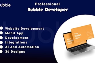 bubble io bubble developer bubble developer saas bubble mvp bubble website web