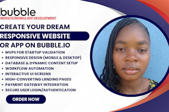 create your dream website or app on bubble io