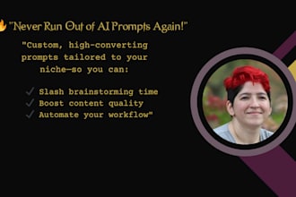 create custom ai prompt libraries for solopreneurs and creatives