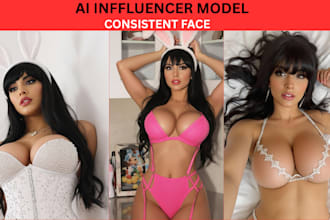 do a realistic ai onlyfans model nsfw content ai influencer female model ai girl
