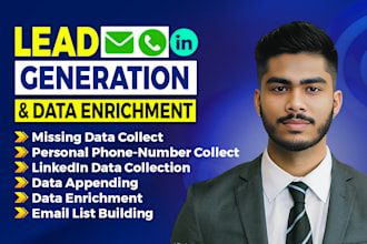 do b2b lead generation, data enrichment, email and contact list building