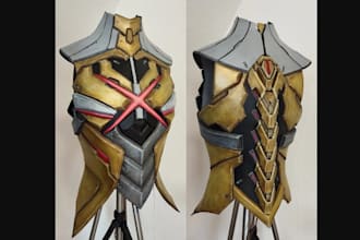 model full wearable cosplay props roll from sculpt to deliver world wide