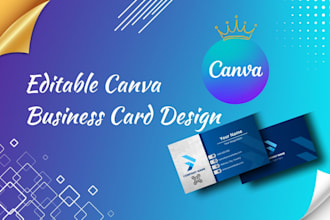 made custom canva business card designs for your brand