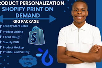 build print on demand product personalizer shopify store, with teeinblue
