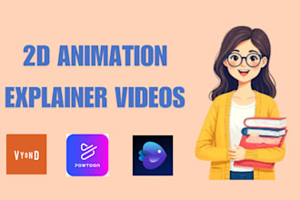 create custom 2d animated explainer infographic saas video vyond powtoon invideo