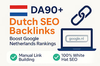 build da90 SEO dutch backlinks for google netherland ranking