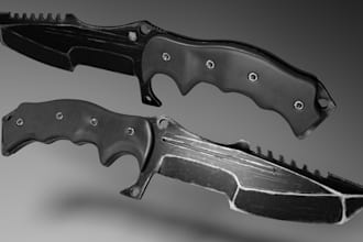 model high quality game ready weapons and props