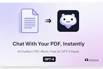build an ai chatbot for PDF or document QA using gpt or langchain